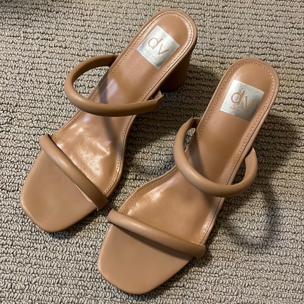 • DV by dolce vita • nude/cream heeled sandals